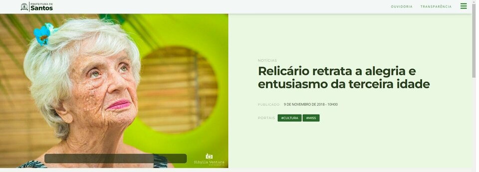 Projeto Relicário - Prefeitura de Santos 