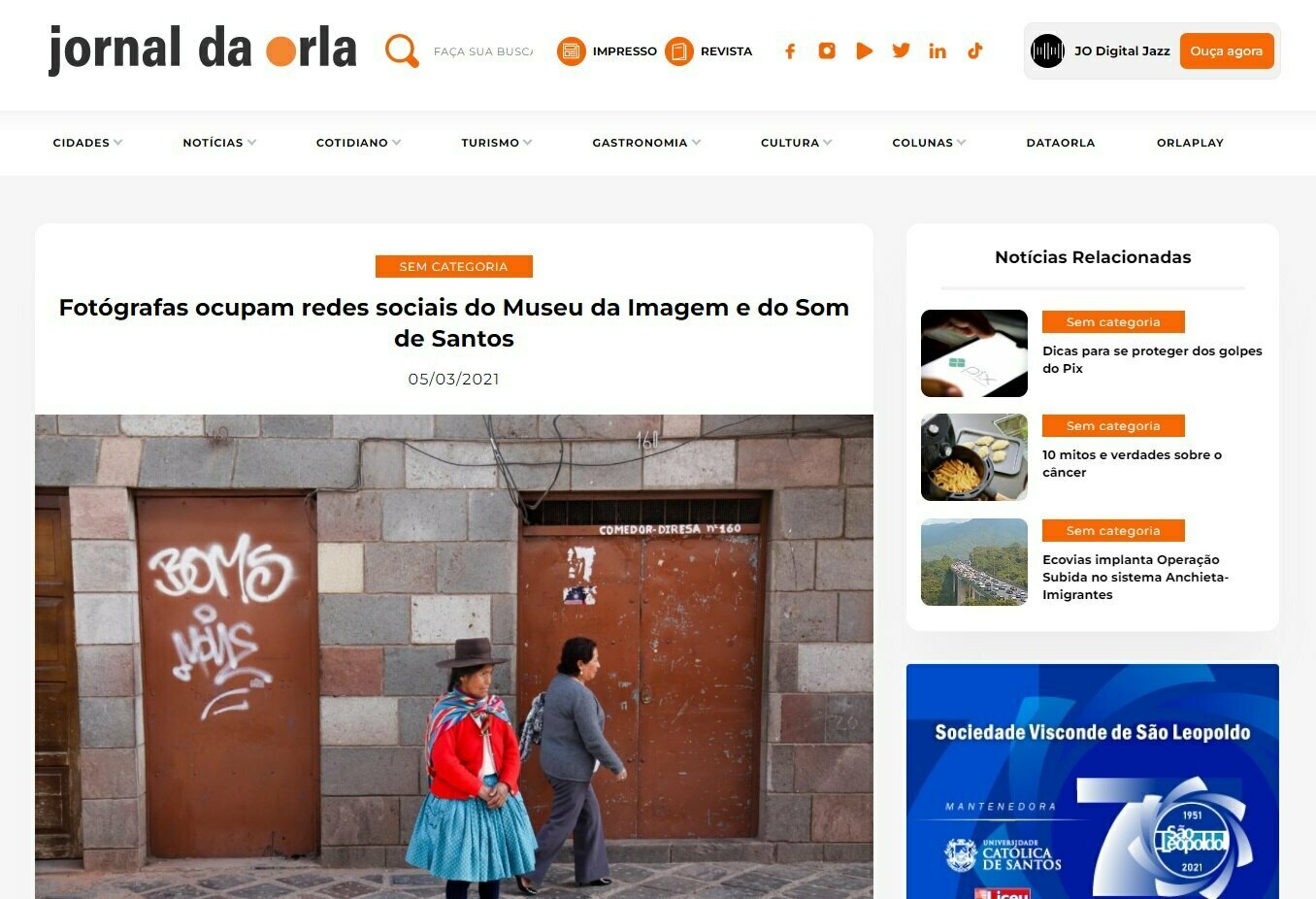 Jornal da orla - Elas por Elas - Coletivo