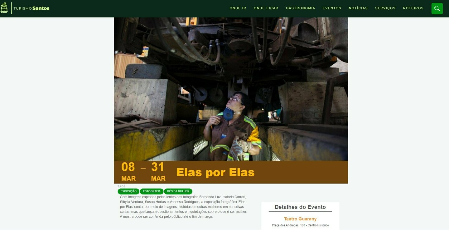 Teatro Guarany Exposição - Elas por Elas - coletiva