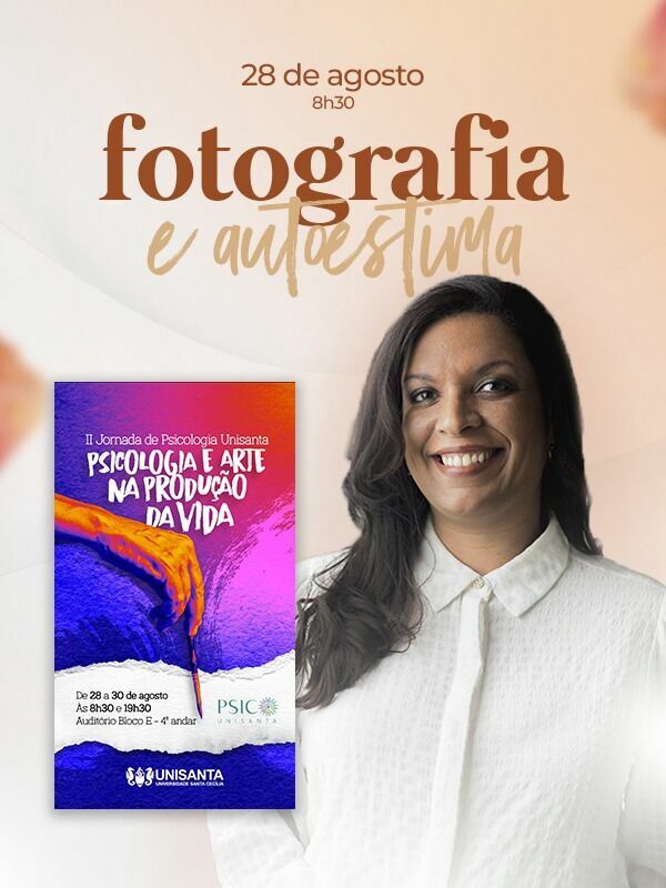 Foto Palestra na Semana da Psicologia UNISANTA - Assuntos Contemporâneos - Imagem 0